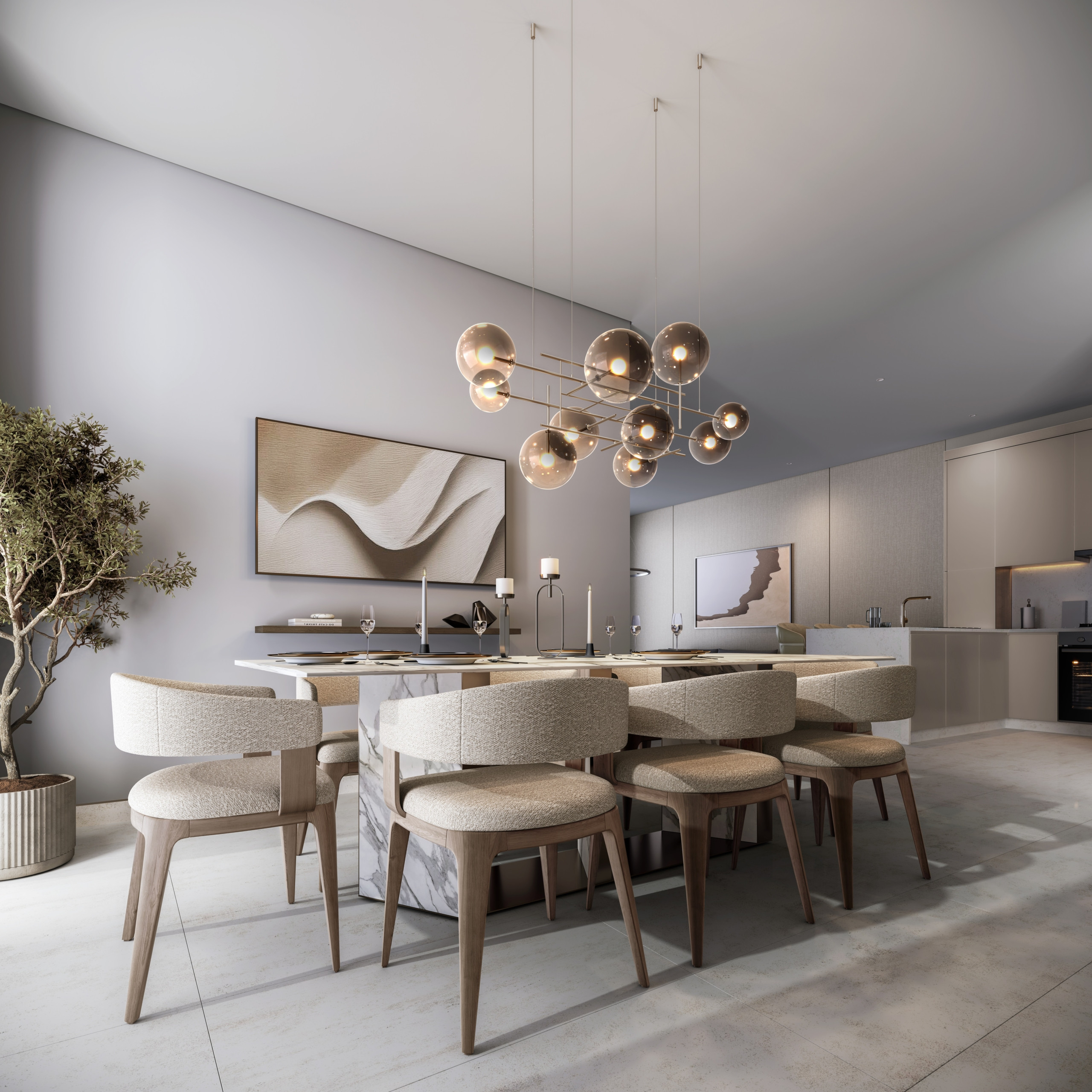 VP02-Dining Area The Brooks at Sobha Sanctuary