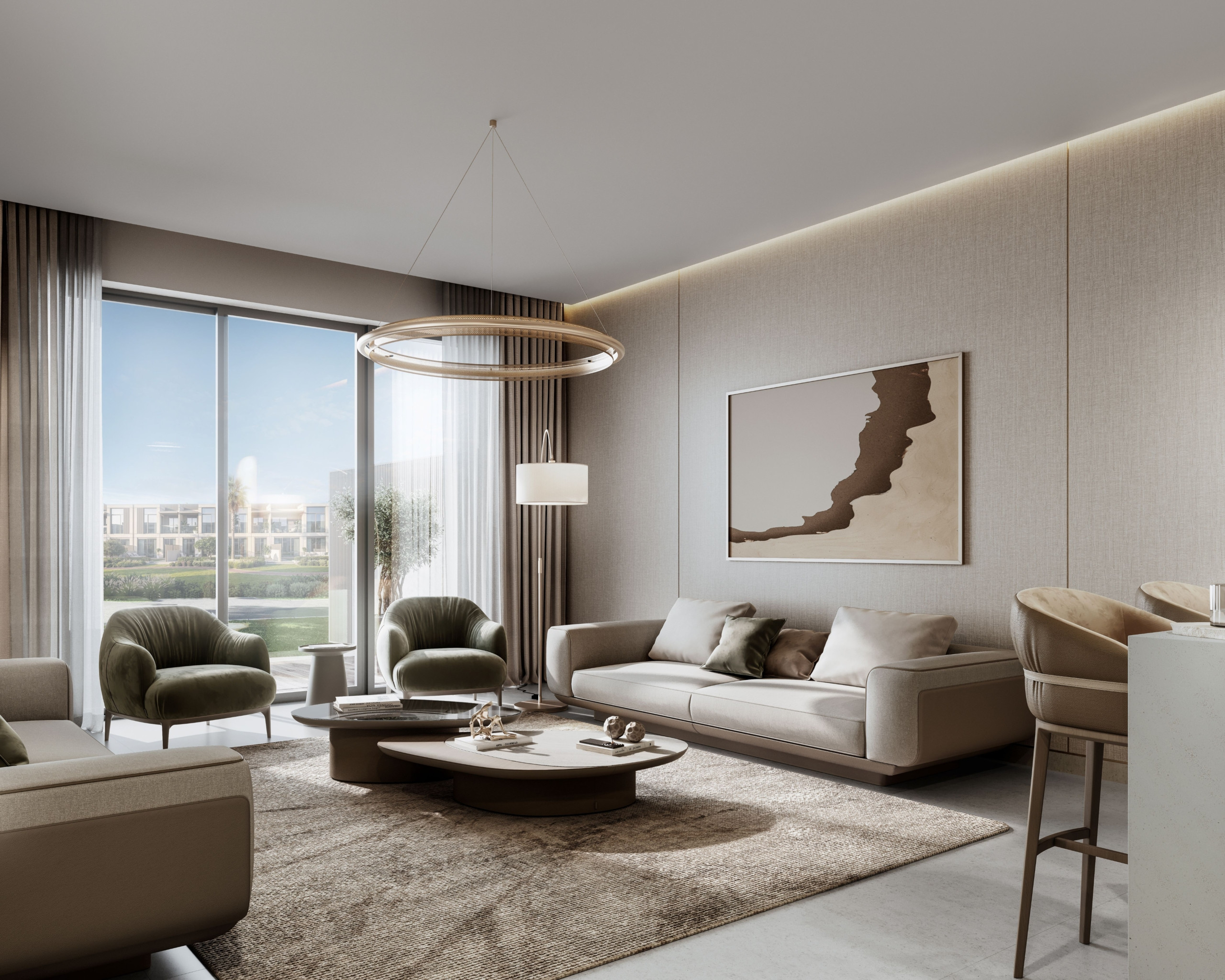 VP02 Living Room The Brooks at Sobha Sanctuary