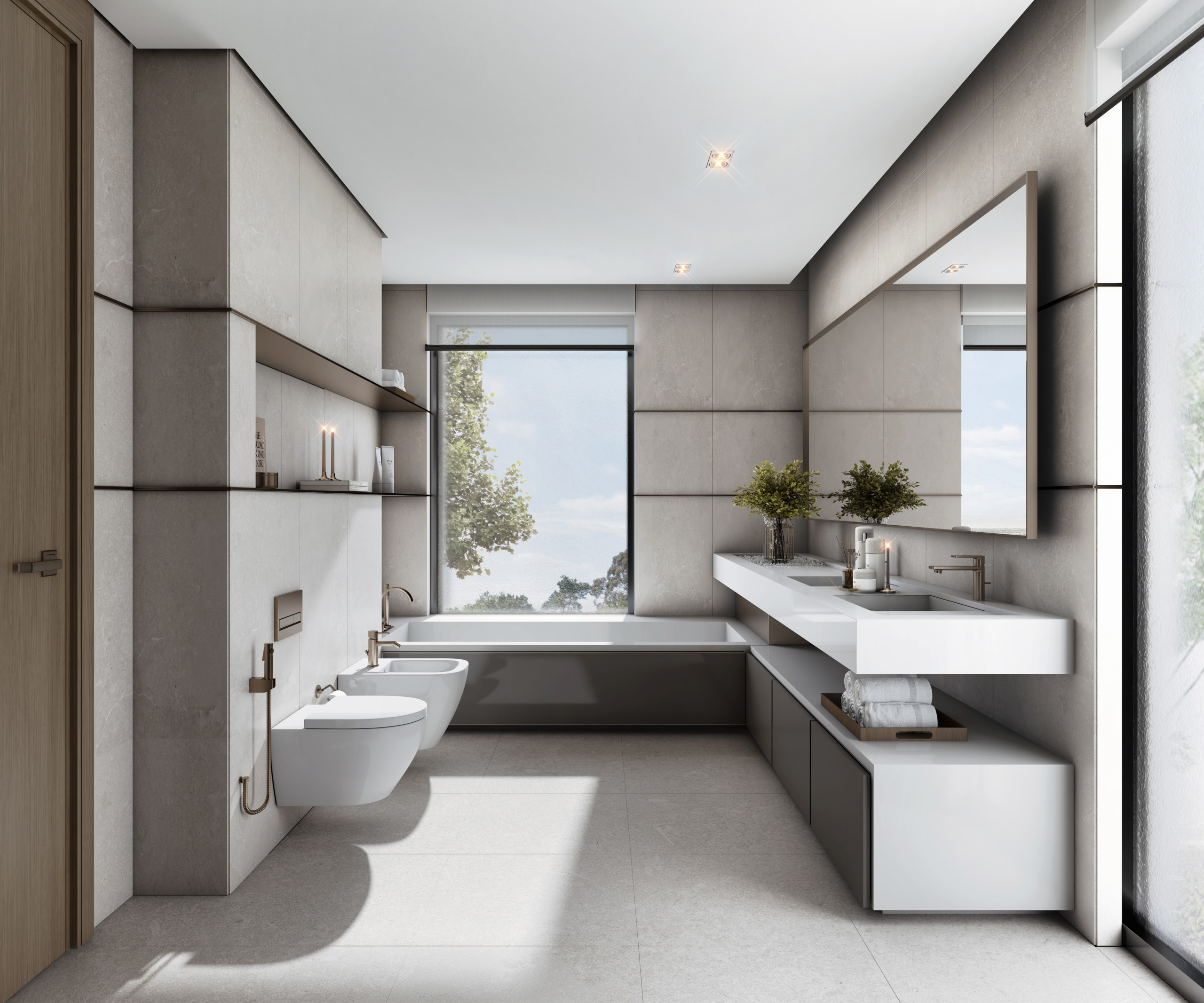 VP04-4Br Type A_Master Bathroom The Brooks at Sobha Sanctuary