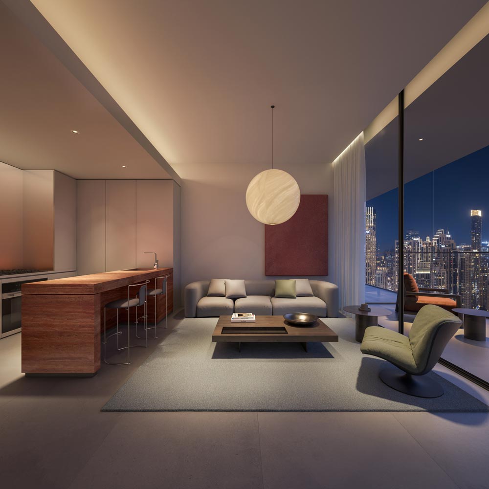 1B-Living-02 INAURA Residences