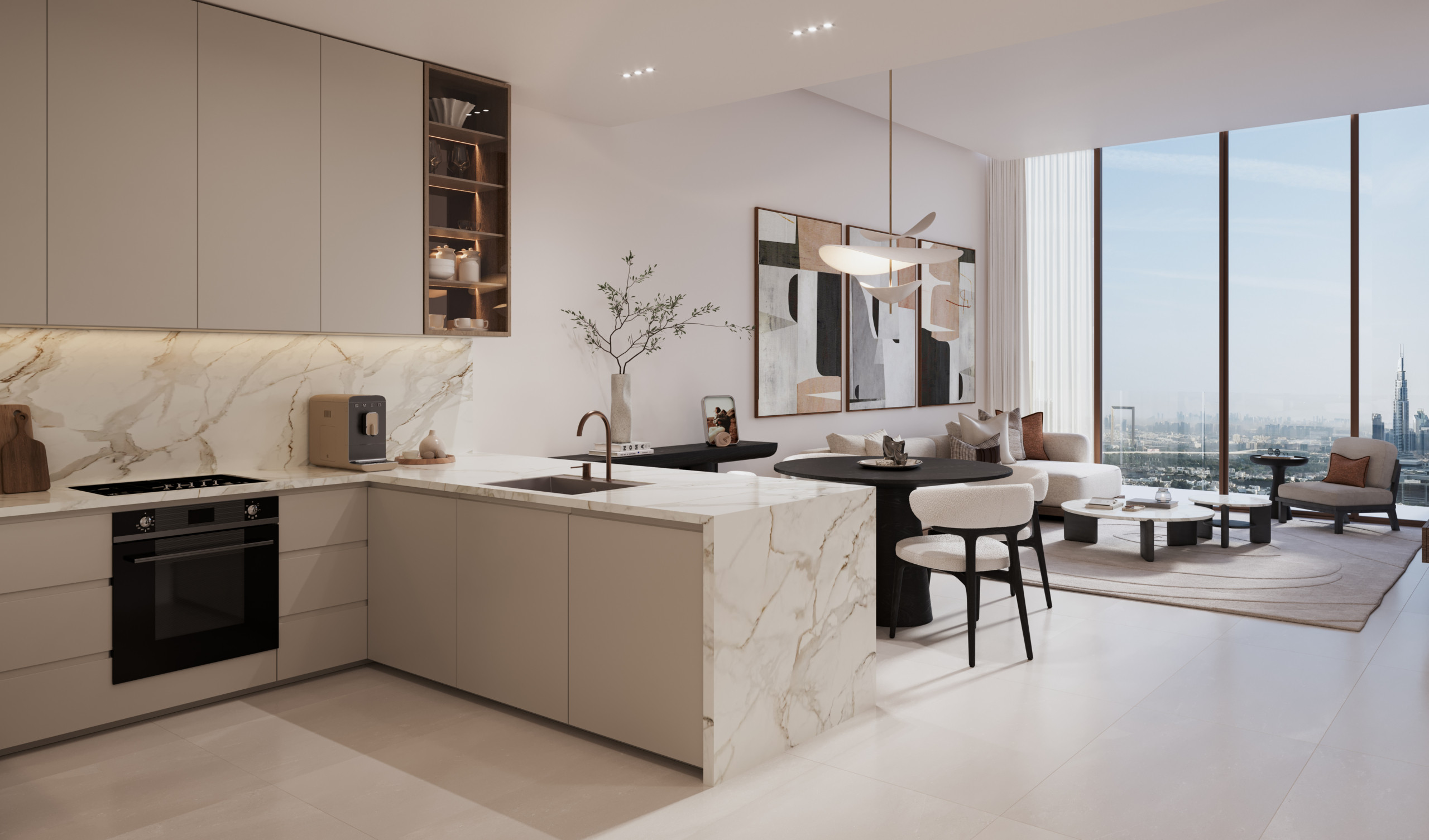1BR LIVING ROOM The Residences at DIFC Zabeel District