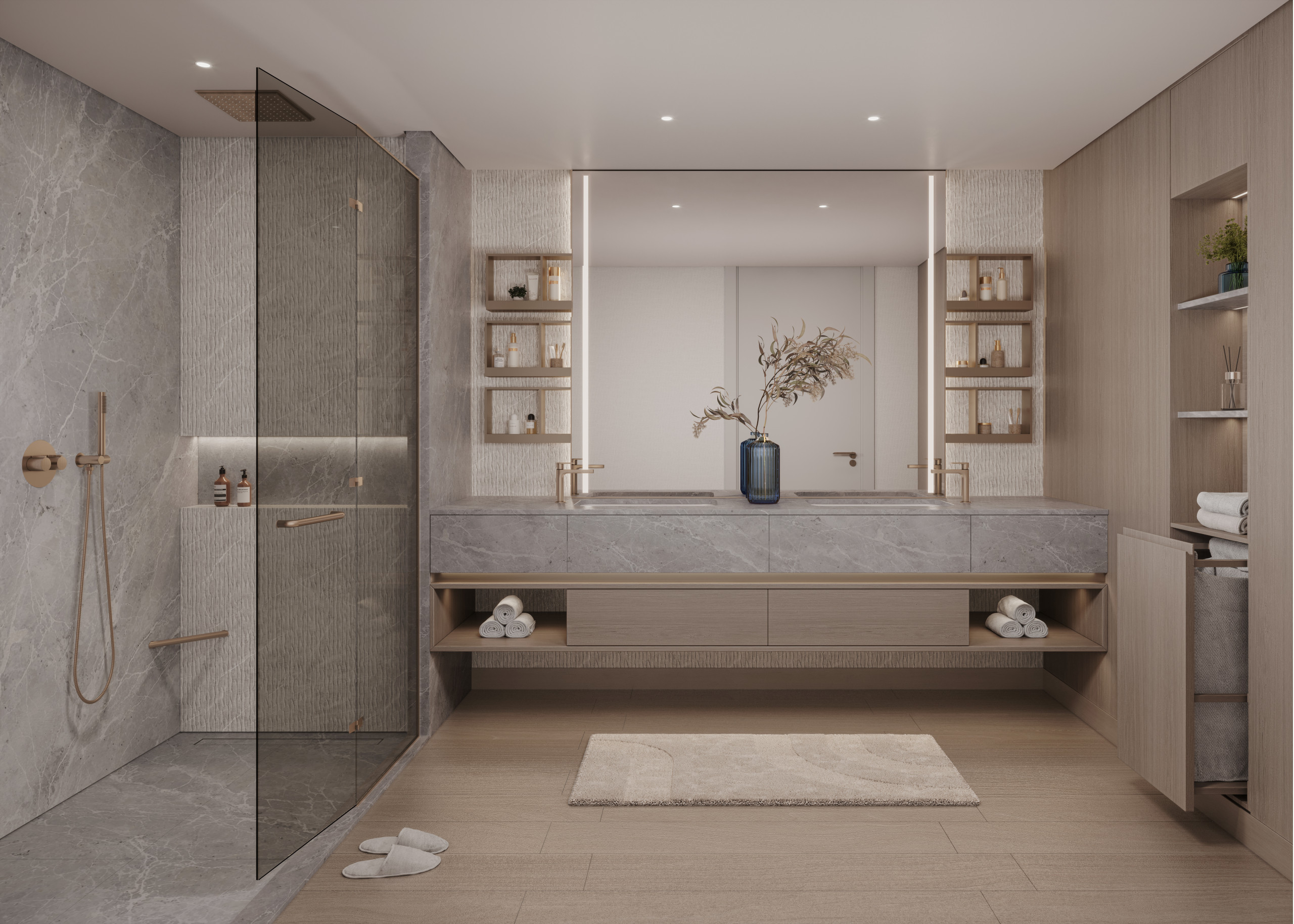 3BR Master Bathroom The Meriva Collection