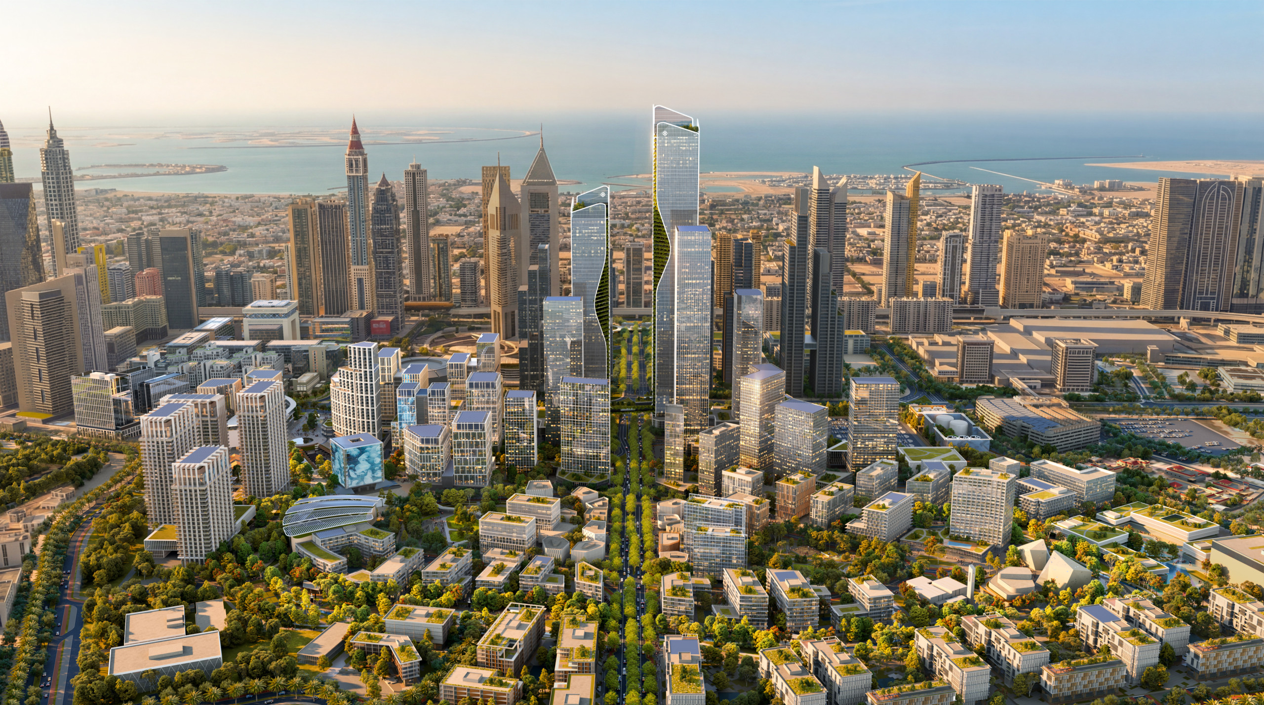DIFC Zabeel District – Masterplan Daytime The Residences at DIFC Zabeel District