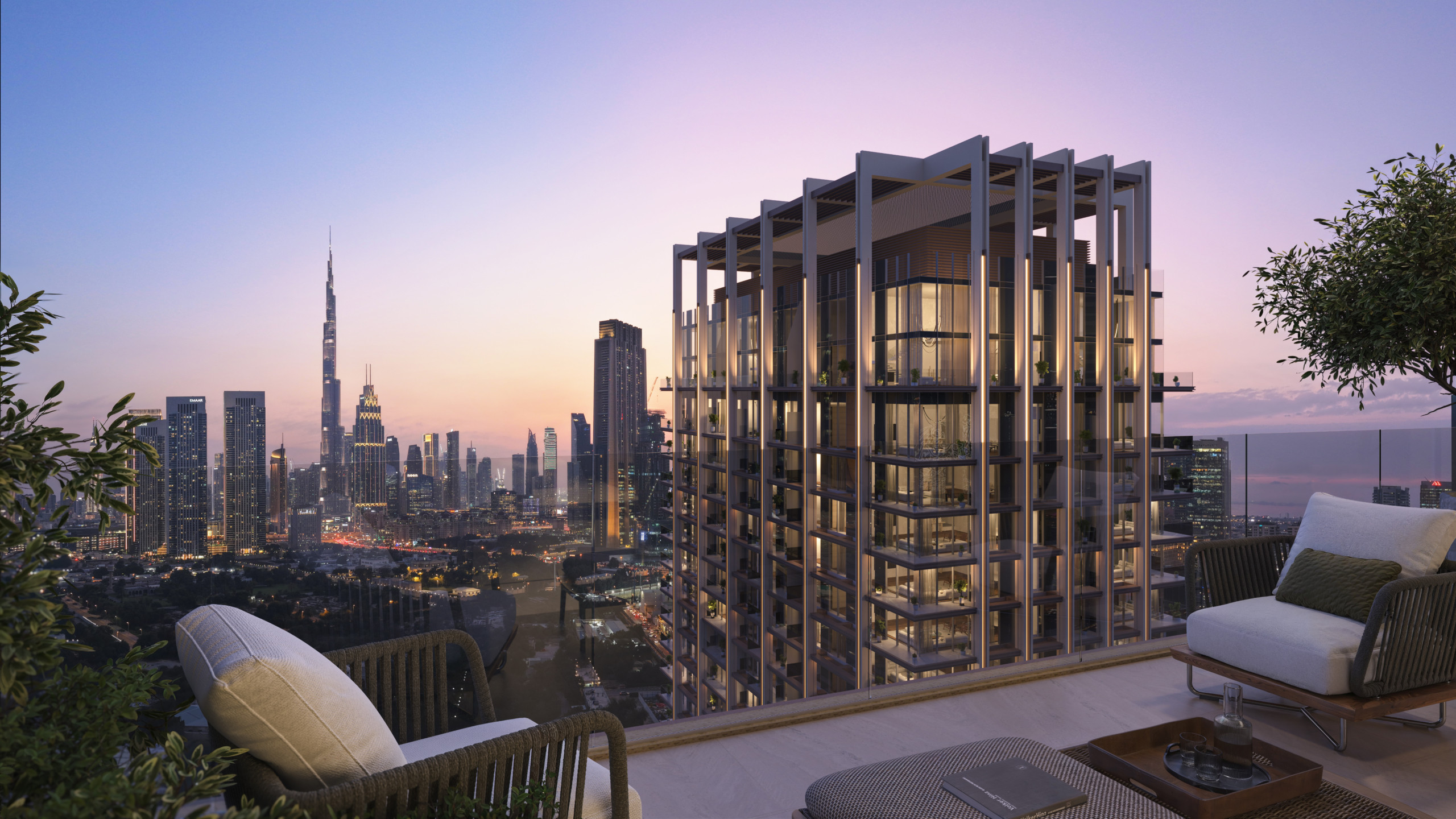 EXTERIOR HERO SHOT – BURJ KHALIFA VIEW The Residences at DIFC Zabeel District