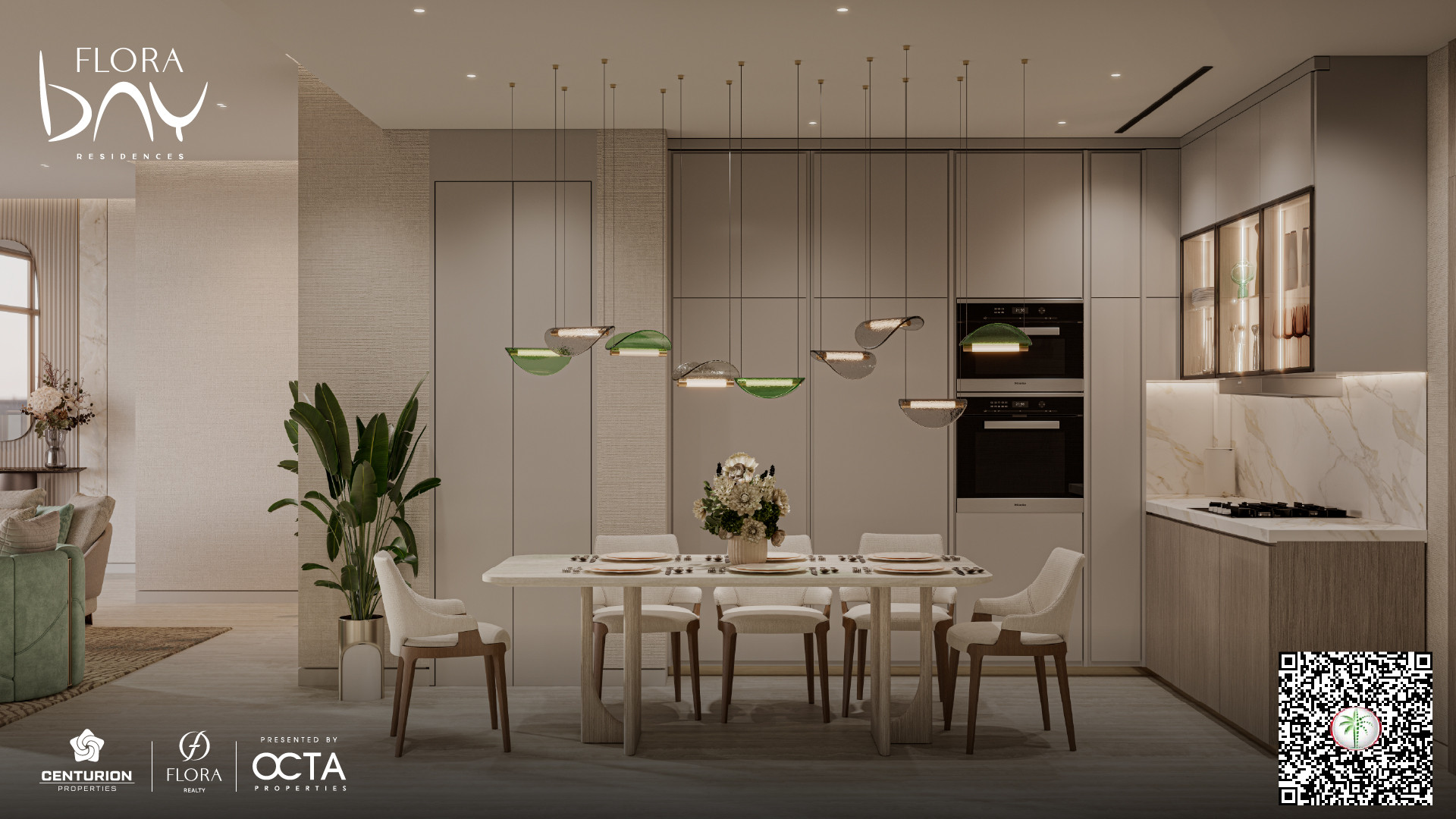 FB_4BHK Kitchen Flora Bay Residences