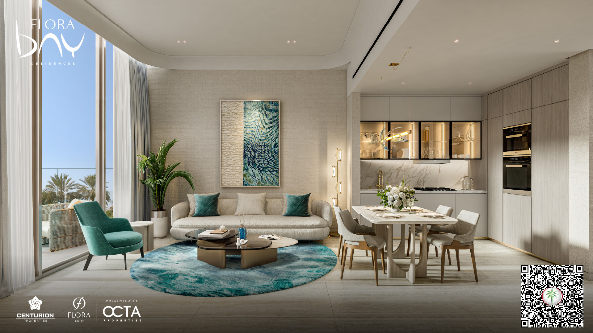 FB_Living, Dining, & Kitchen Flora Bay Residences
