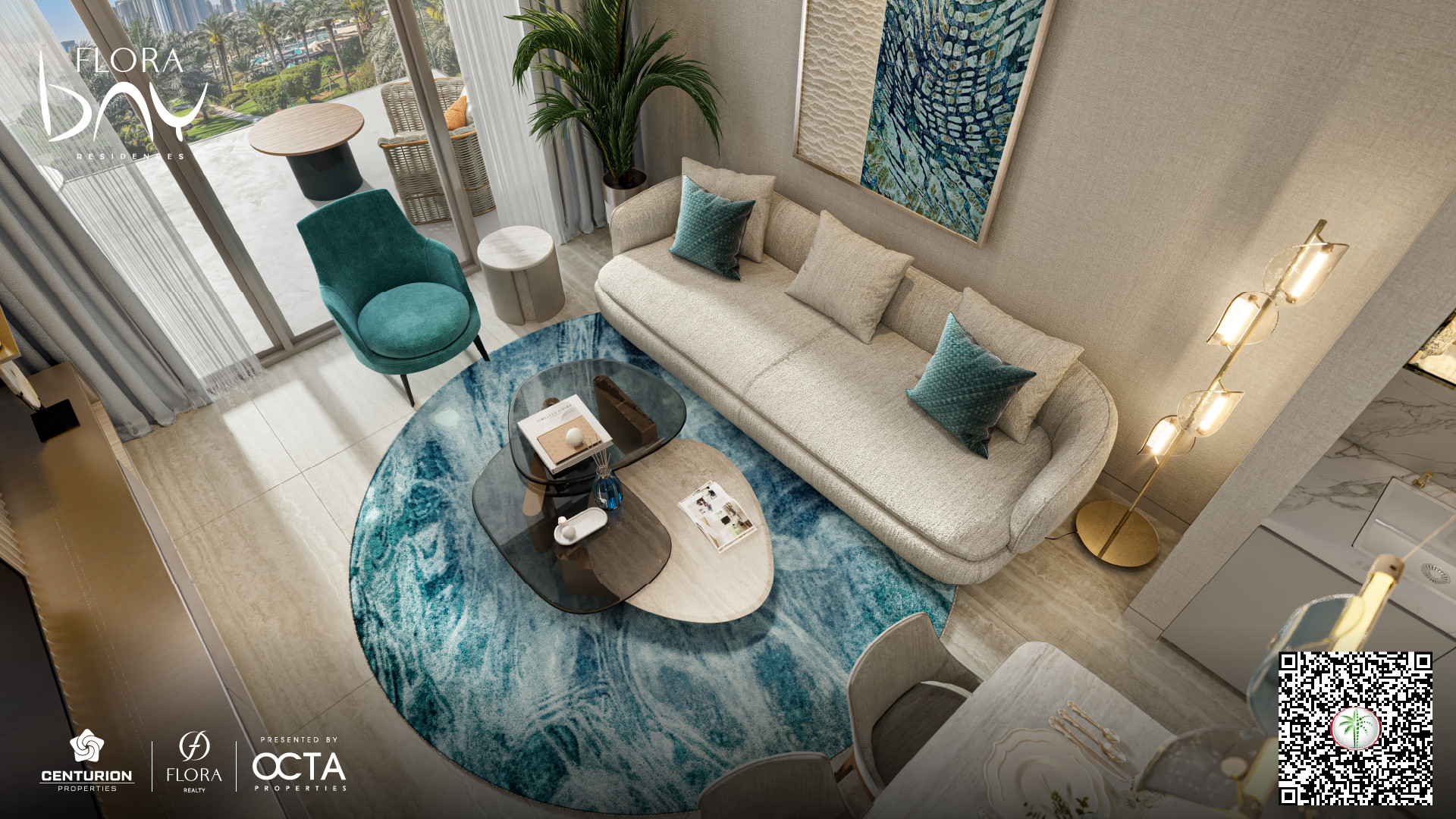 FB_Living Room Flora Bay Residences