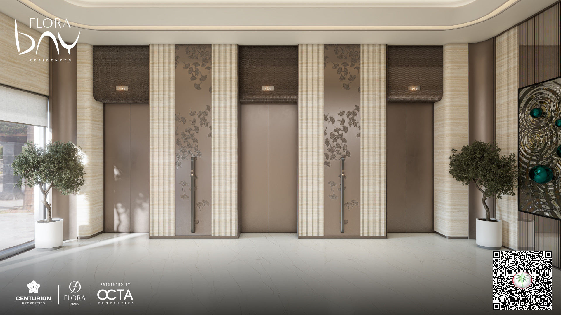 FB_Lobby Lifts Flora Bay Residences