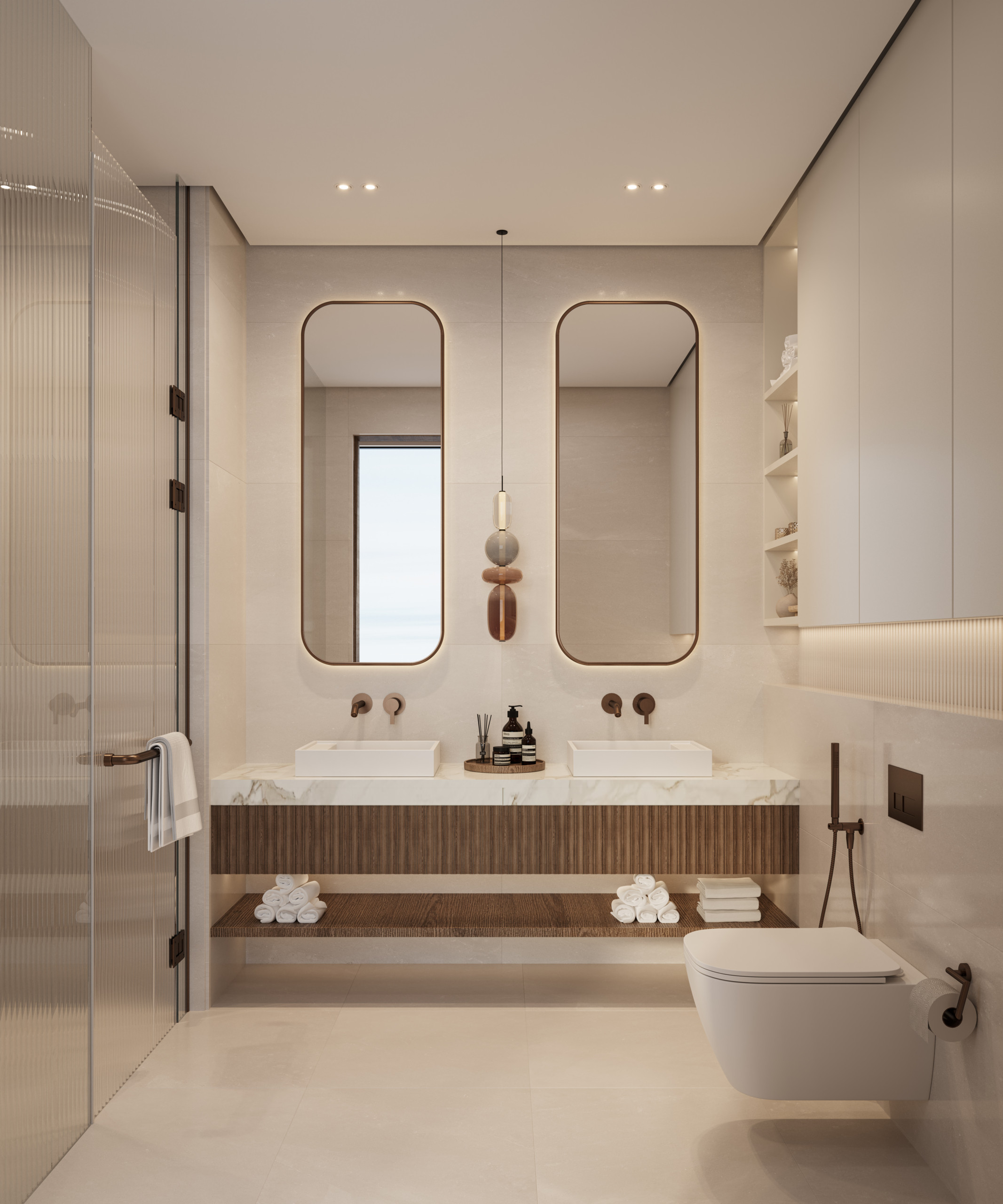 TYPICAL UNIT – MASTER BATHROOM The Residences at DIFC Zabeel District