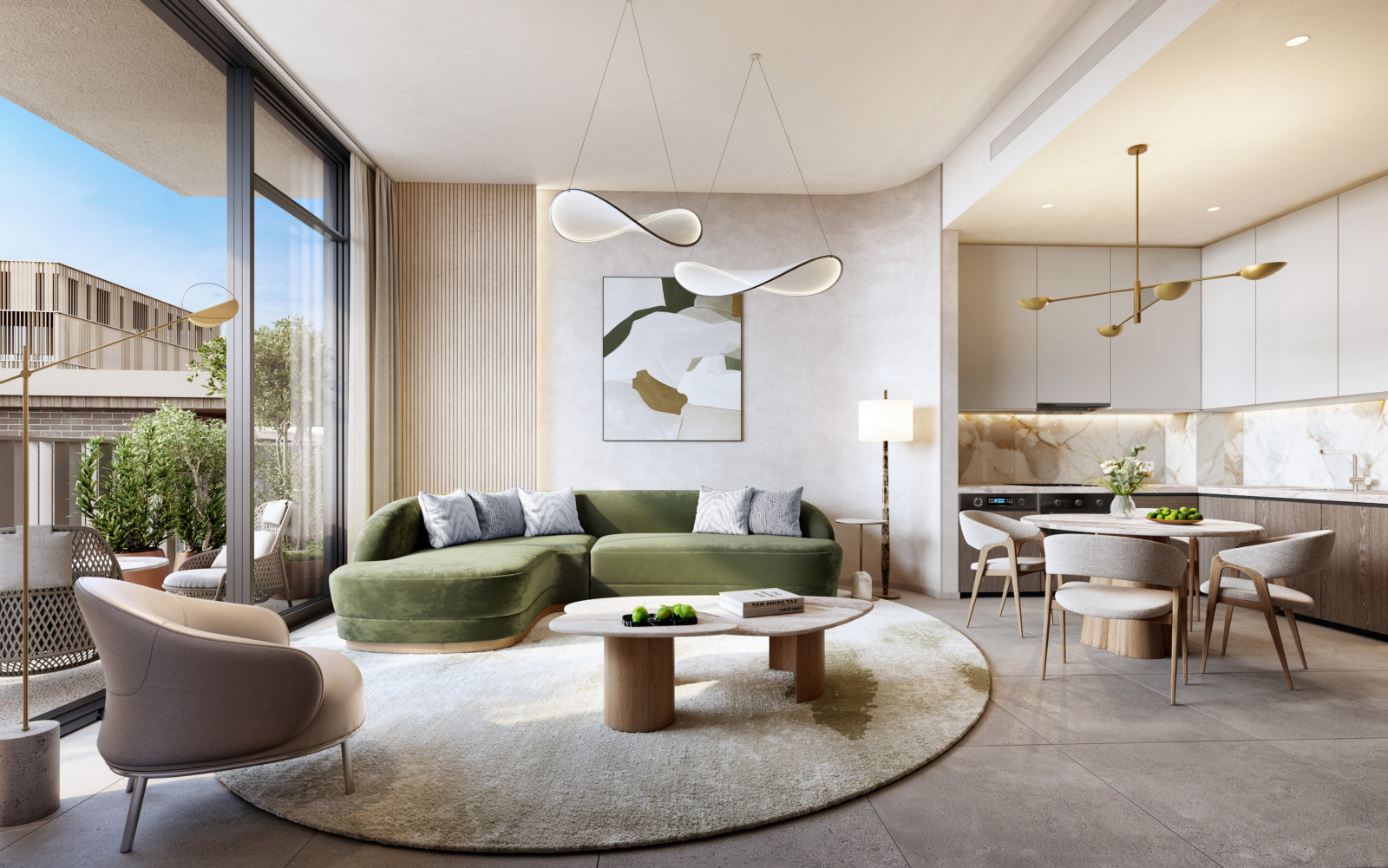 1BR – Living Arancia Yards