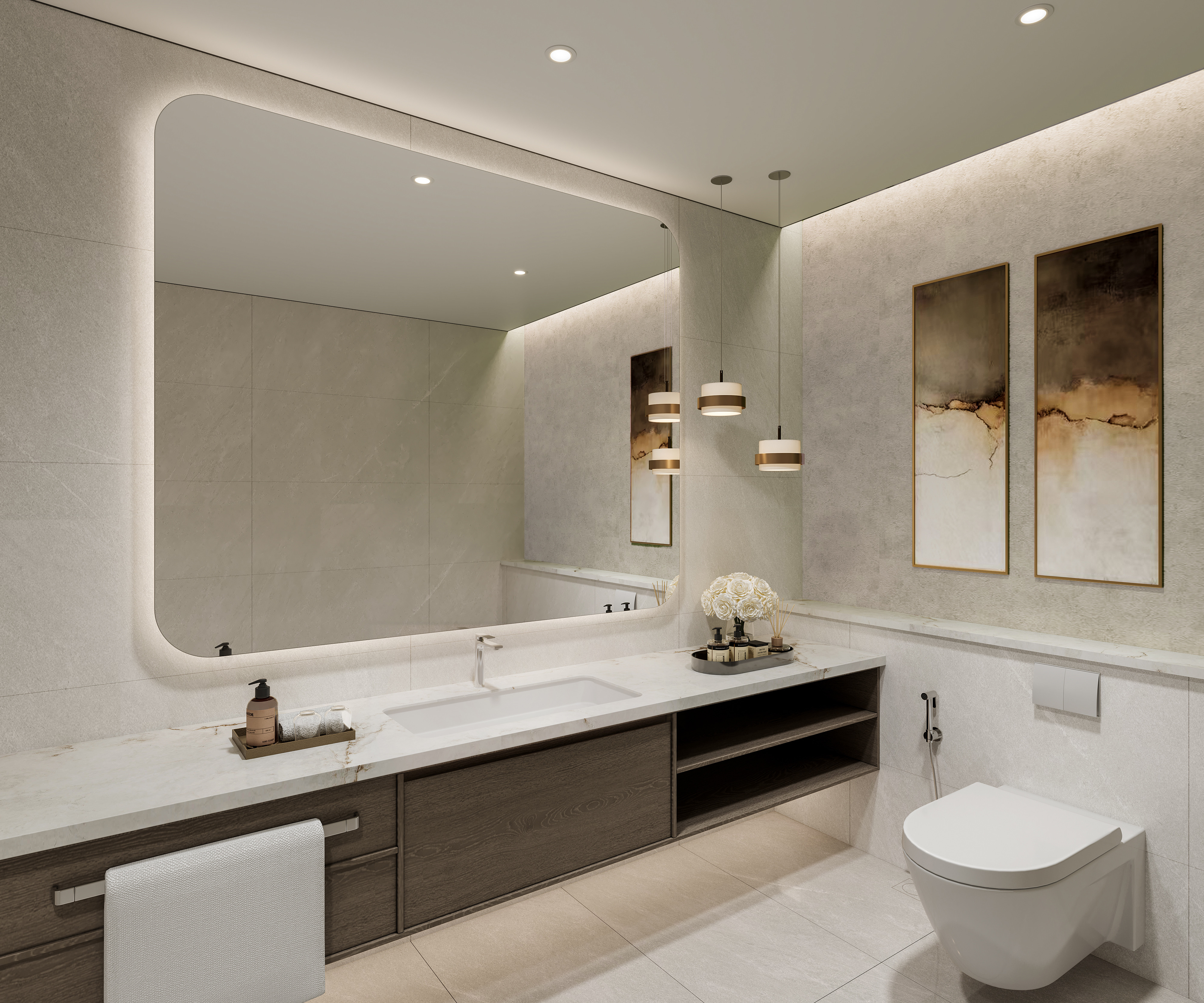 2BR – Powder room Arancia Yards