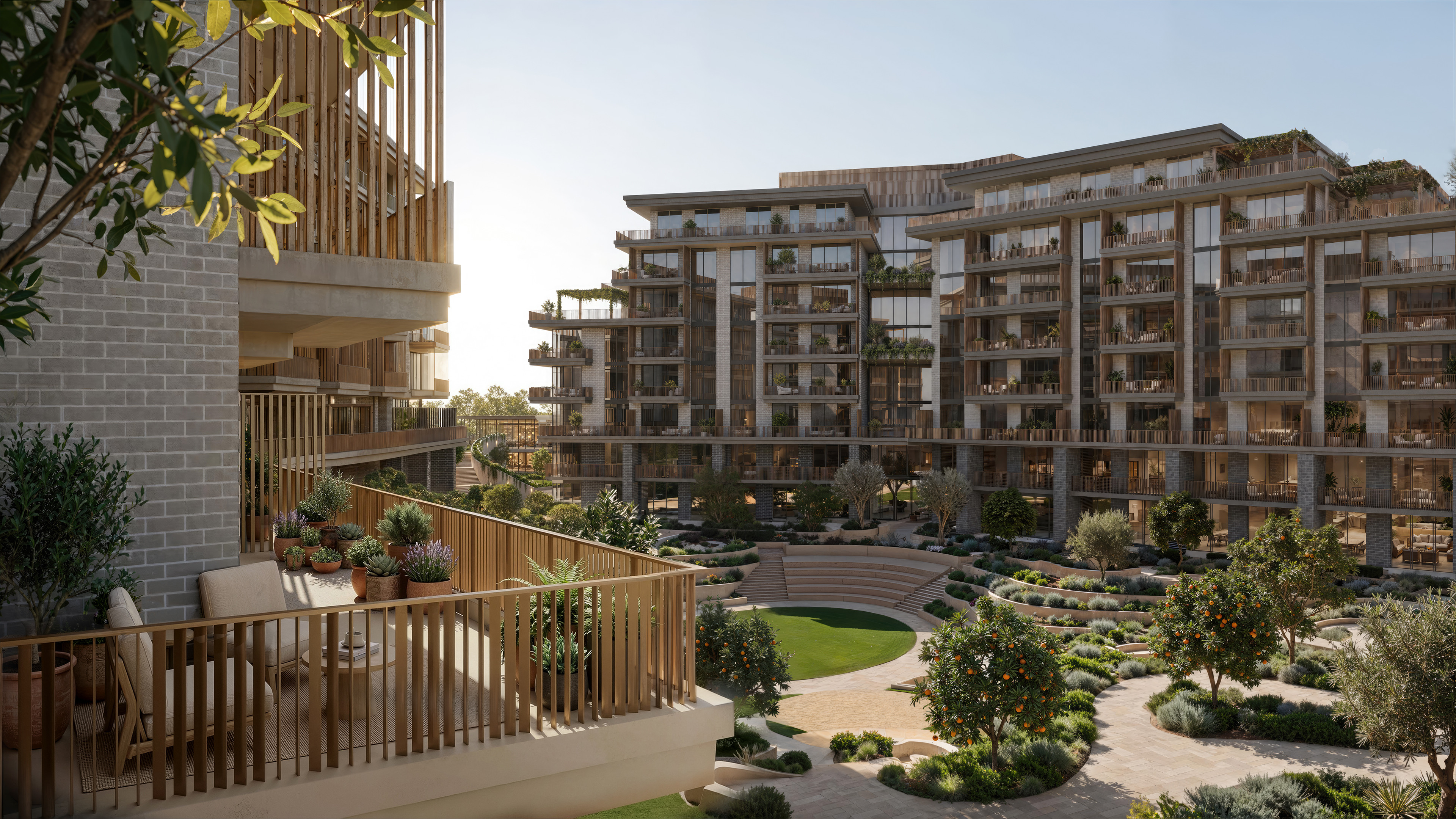 Balcony – Sunken Courtyard 2 Arancia Yards