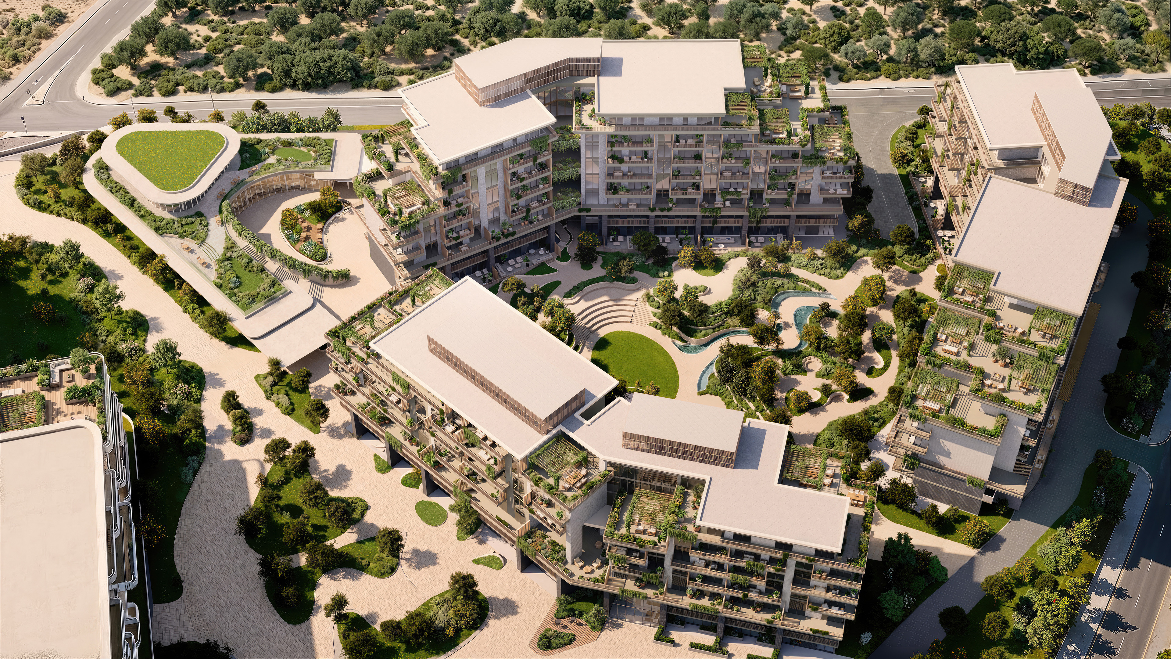 Hero Shot – Aerial Arancia Yards
