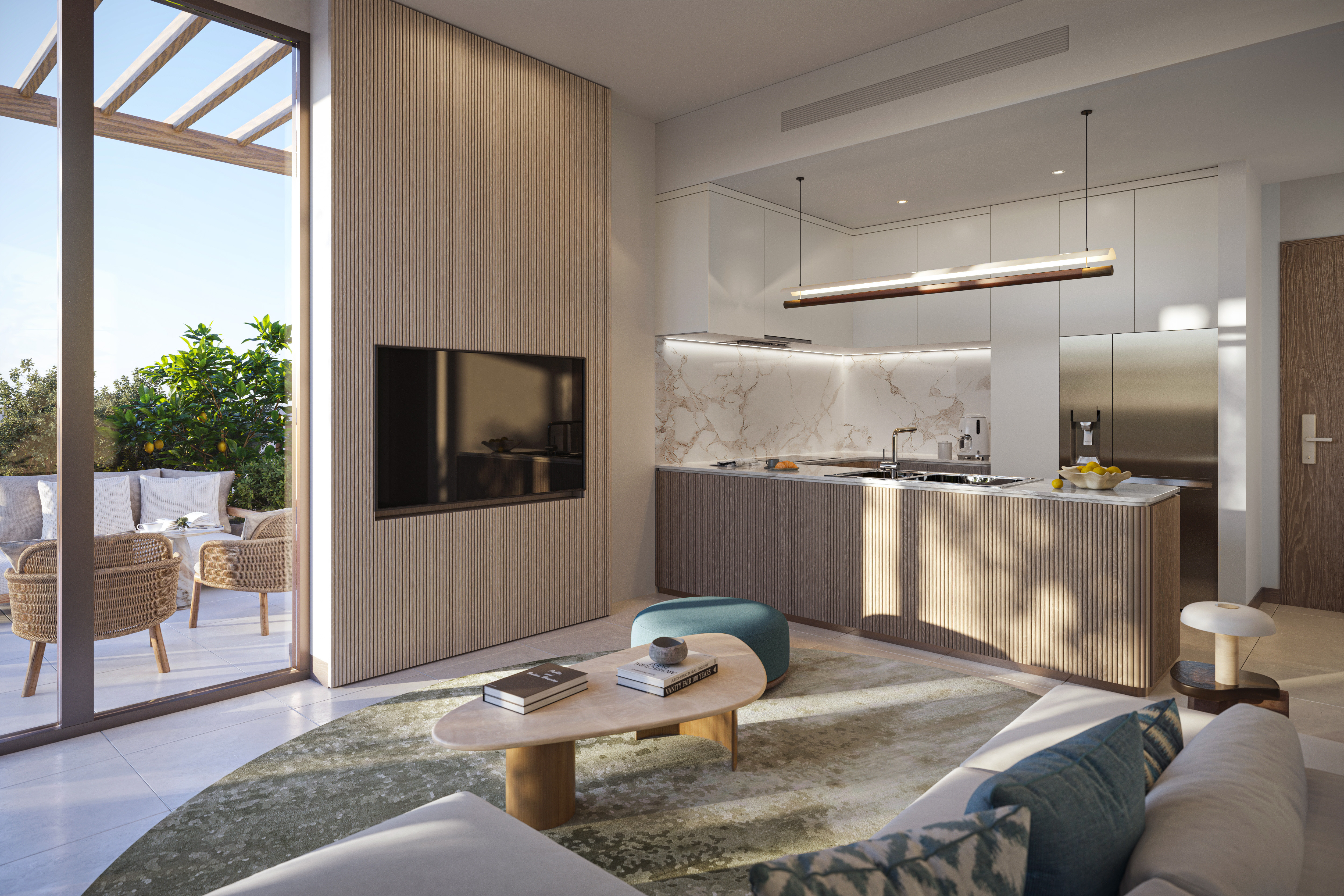 Living and Kitchen Arancia Yards