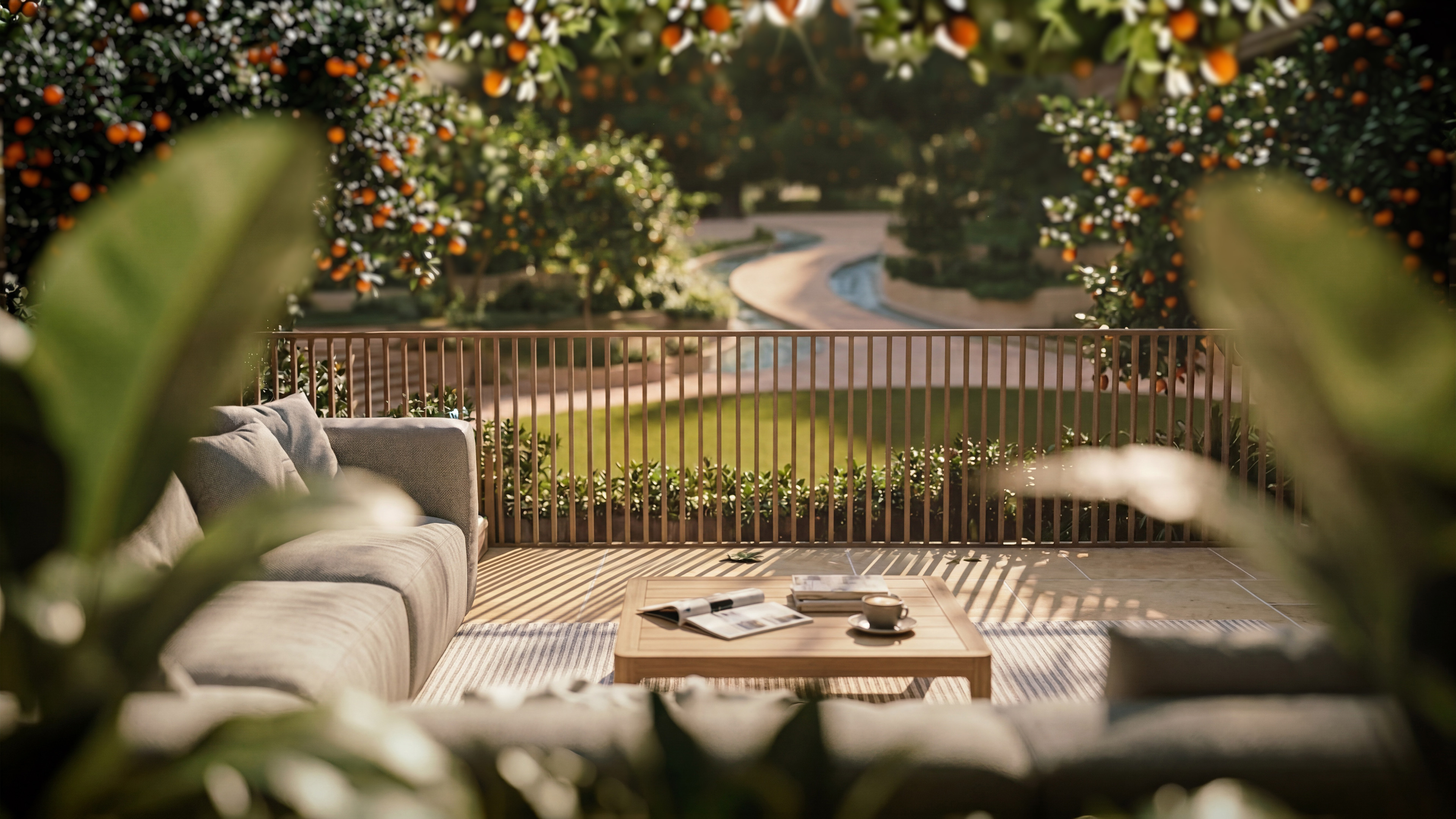 Terrace To Courtyard Arancia Yards